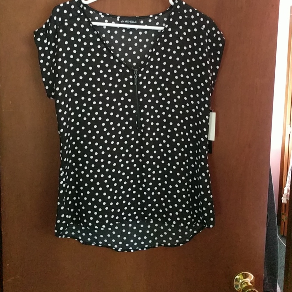 Polka Dot Dress Shirt